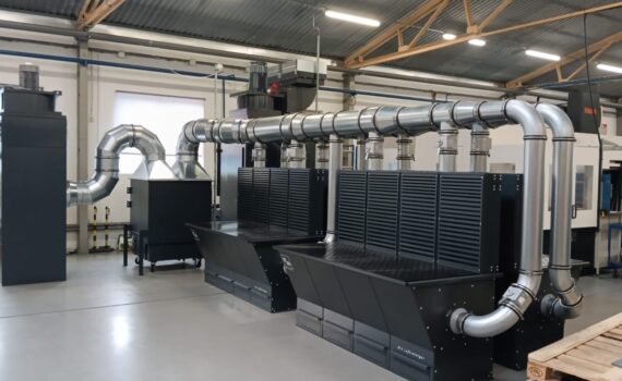 Stoły odciągowe do szlifowania i spawania – realizacja instalacji odpylającej 2